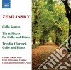 Alexander Von Zemlinsky - Trio Per Clarinetto, Violoncello E Pianoforte Op.3, 3 Pezzi cd