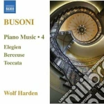 Ferruccio Busoni - Opere Per Pianoforte (integrale) , Vol.4 cd