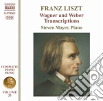 Franz Liszt - Opere Per Pianoforte (integrale) , Vol.33: Trascrizioni Su Wagner E Weber cd