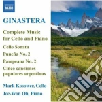 Alberto Ginastera - Opere Per Violoncello E Pianoforte cd