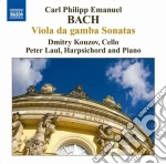 Carl Philipp Emanuel Bach - Sonate Per Viola Da Gamba: Wq 88, 136, 137 cd