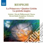 Ottorino Respighi - La Primavera, Quattro Liriche, La Pentola Magica cd