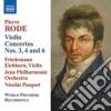 Pierre Rode - Concerto Per Violino Nn.3 Op.5, N.4 Op.6, N.6 Op.8 cd