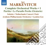 Igor Markevitch - Complete Orchestral Works Volume 1 cd