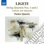 Gyorgy Ligeti - Quartetti Per Archi, Andante E Allegretto cd