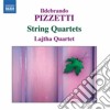 Ildebrando Pizzetti - Quartetti Per Archi cd