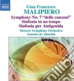 Gian Francesco Malipiero - Sinfonie (integrale) Vol.4: Symphony No.7, Sinfonia Per Antigenida cd