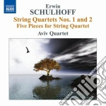 Erwin Schulhoff - Quartetti Per Archi, 5 Pezzi Per Quartetto cd