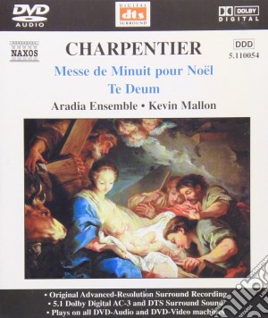 (Dvd-Audio) Marc-Antoine Charpentier - Te Deum, Messe De Minuit Pour Noel, Dixit Dominus cd musicale di Marc-ant Charpentier