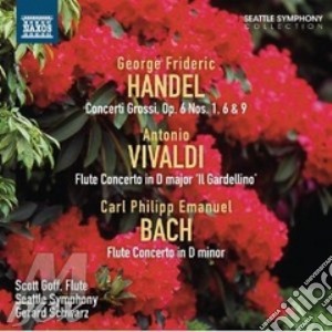 Georg Friedrich Handel / Antonio Vivaldi / Carl Philipp Emanuel Bach - Flute Concertos cd musicale di Handel georg friedri