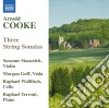 Arnold Cooke - Tre Sonate Per Archi E Pianoforte cd
