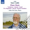 John Mccabe - Mccabe/piano Music cd