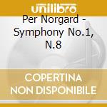 Per Norgard - Symphony No.1, N.8 cd musicale di Norgard Per