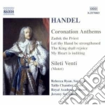 Georg Friedrich Handel - Coronation Anthems, Sileti Venti Hwv 242 cd
