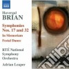 Havergal Brian - Symphony No.17, N.32, In Memoriam, Festal Dance cd