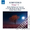 Erich Wolfgang Korngold - Lieder (integrale) , Vol.1 cd
