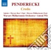Krzysztof Penderecki - Credo, Cantata In Honorem Almae Matris cd