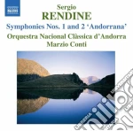 Rendine Sergio - Symphony No.1, N.2 'andorrana' cd