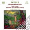 Paul Dukas - Opere Per Pianoforte (integrale) cd