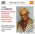 Tomas Garbizu - Music For Txistu And Piano cd