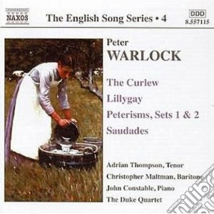 Peter Warlock - The Curlew, Lillygay, Peterisms, Saudades E Altre Liriche cd musicale di Peter Warlock
