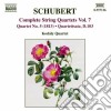 Franz Schubert - Quartetti Per Archi (integrale) , Vol.7 cd