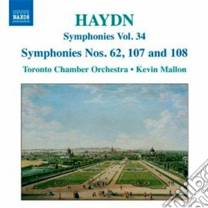 Joseph Haydn - Symphony No.62, N.107, N.108 , La Vera Costanza, Lo Speziale (overtures) cd musicale di Haydn franz joseph