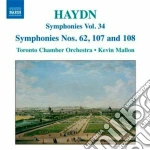 Joseph Haydn - Symphony No.62, N.107, N.108 , La Vera Costanza, Lo Speziale (overtures) cd