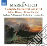 Igor Markevitch - Complete Orchestral Works Volume 4 cd