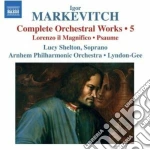 Igor Markevitch - Complete Orchestral Works Volume 5 cd
