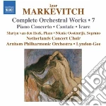Igor Markevitch - Musica Per Orchestra Integrale #07 cd
