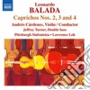 Leonardo Balada - Caprichos N.2, N.3 'quasi Jazz', N.4 'homenaje A Las Brigadas Internacionales' cd