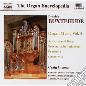 Dietrich Buxtehude - Organ Music Vol.4 cd musicale di Dietrich Buxtehude