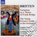 Benjamin Britten - Variazioni Da Un Tema Di Frank Bridge Op.10, Guida Del Giovane All'orchestra cd