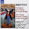 Benjamin Britten - Variazioni Da Un Tema Di Frank Bridge Op.10, Guida Del Giovane All'orchestra cd