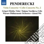 Krzysztof Penderecki - Viola Concerto, Cello Concerto No. 2 cd