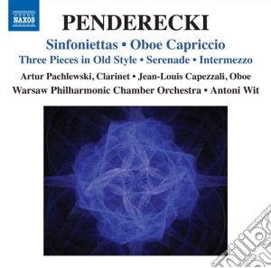 Krzysztof Penderecki - Sinfoniettas, Capriccio cd musicale di Krzysztof Penderecki