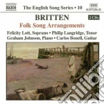 Benjamin Britten - Folk Song Arrangements (2 Cd) cd