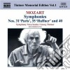 Wolfgang Amadeus Mozart - Symphony No.31 K 300a 'parigi', N.35 'haffner' K 385, N.40 K 550 cd