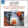 Anton Arensky - Piano Music, Pieces Op.53, Etudes Opp.41 E 74, 6 Esquisses Pres De La Mer cd musicale di ARENSKY ANTON STEPAN