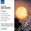 Ferruccio Busoni - Liriche cd