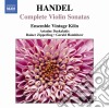 Georg Friedrich Handel - Complete Violin Sonatas cd