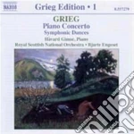 Edvard Grieg - Piano Concerto, Symphonic Dances cd