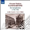 Giuseppe Sammartini - Sinfonie J - c 4, 9, 16, 23, 36, 62 cd