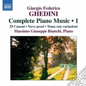 Giorgio Federico Ghedini - Complete Piano Music Vol. 1 cd musicale di GHEDINI GIORGIO FEDE