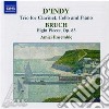 Vincent D'Indy / Max Bruch - Trio For Clarinet, Cello And PIano / Eight Pieces Op.83 cd