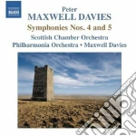 Peter Maxwell Davies - Symphonies Nos. 4 & 5 cd