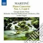 Bohuslav Martinu - Concerto Per Pianoforte N.1 H 349, N.2 H237, N.4 H 358 'incantation' cd