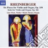Joseph Gabriel Rheinberger - Opere Per Violino E Organo cd