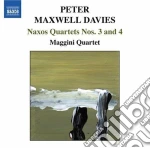 Peter Maxwell Davies - Naxos Quartets N.3, N.4 cd